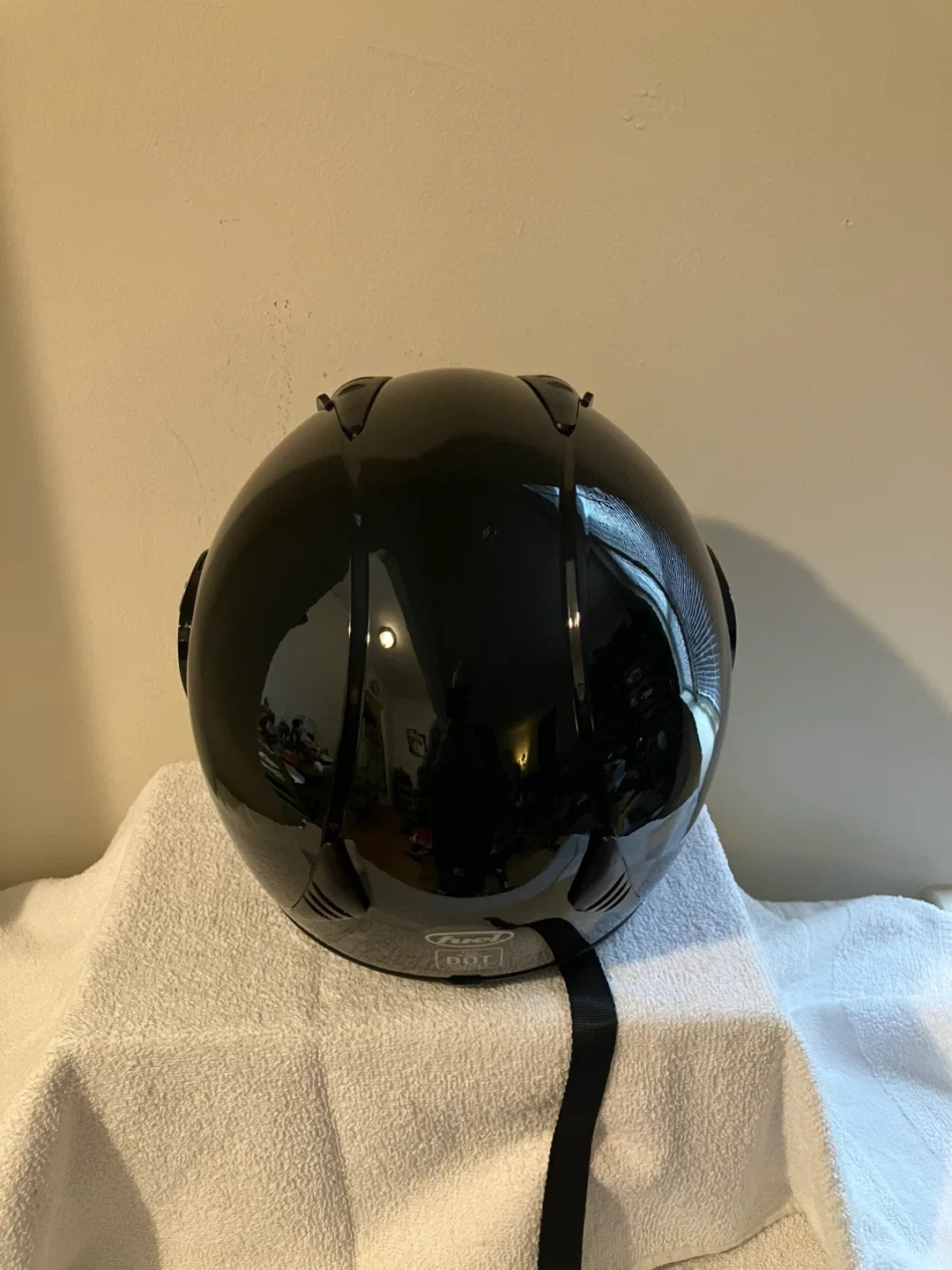 Fuel SH-WS0016 Gloss Black Open Face Helmet - Size Large image indicator(4)