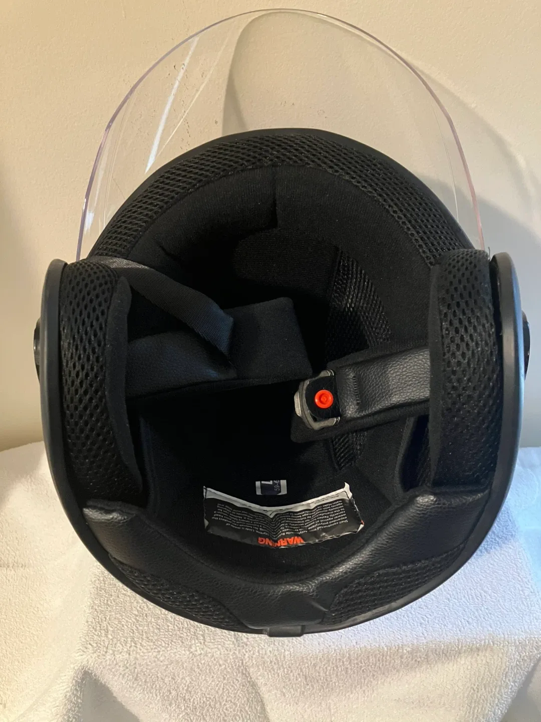 Fuel SH-WS0016 Gloss Black Open Face Helmet - Size Large image indicator(7)