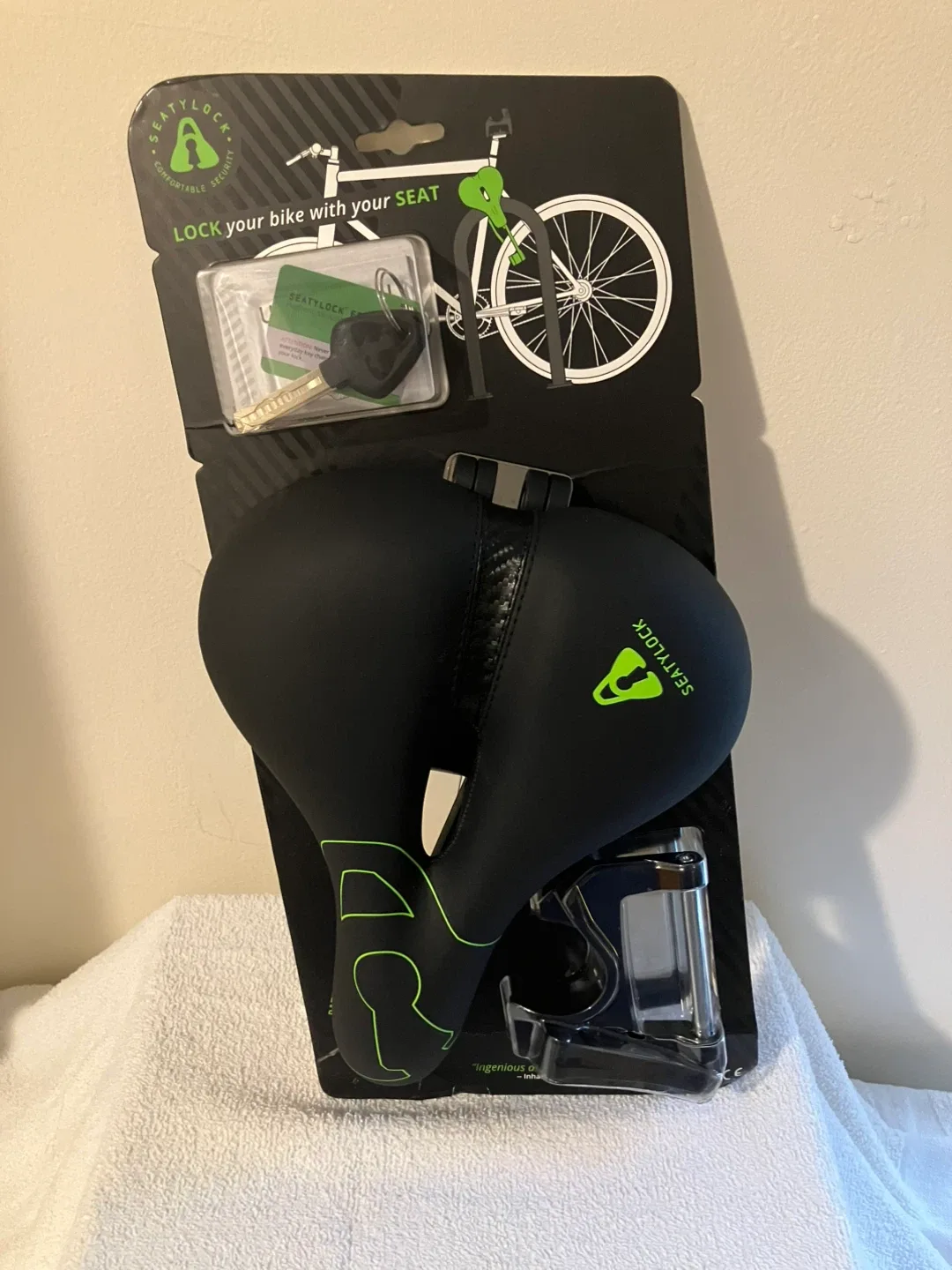 New Seatylock Lock & Seat - Bike Lock