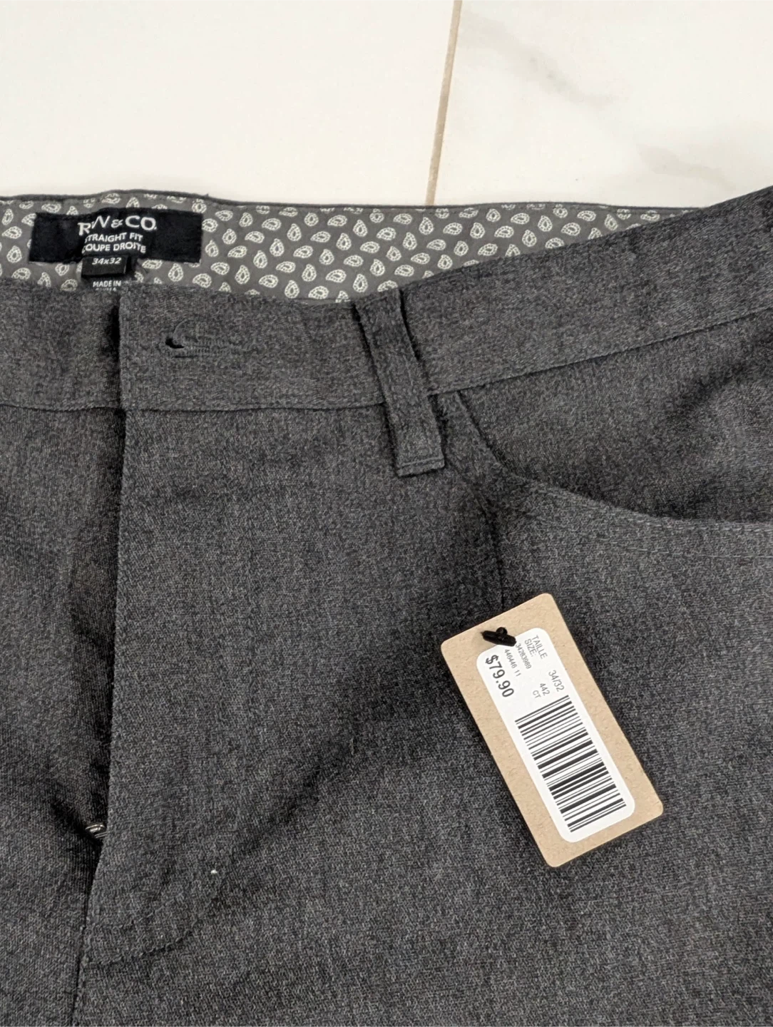 RW&CO Straight Fit Pants 34x32 - photo 4