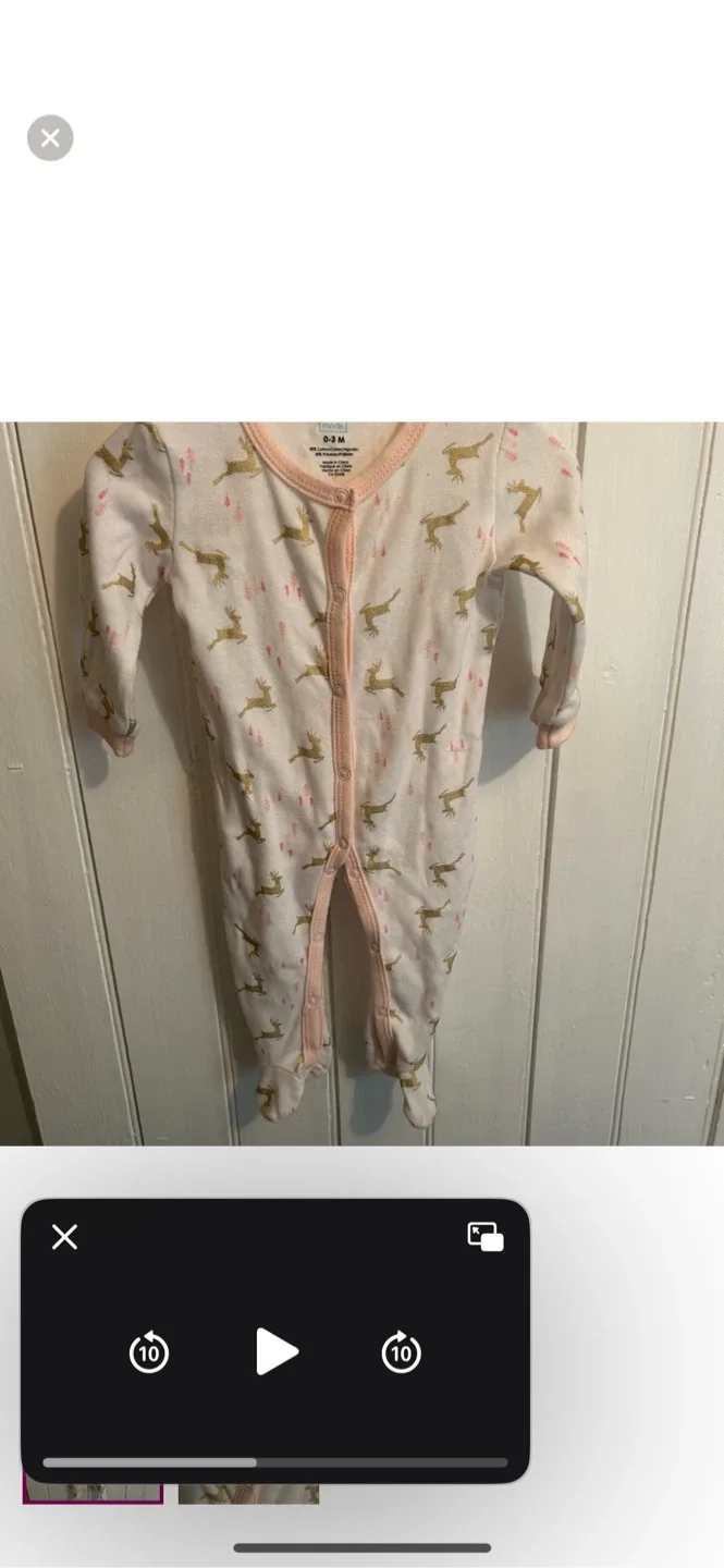 Baby Mode Onesie 0-3M