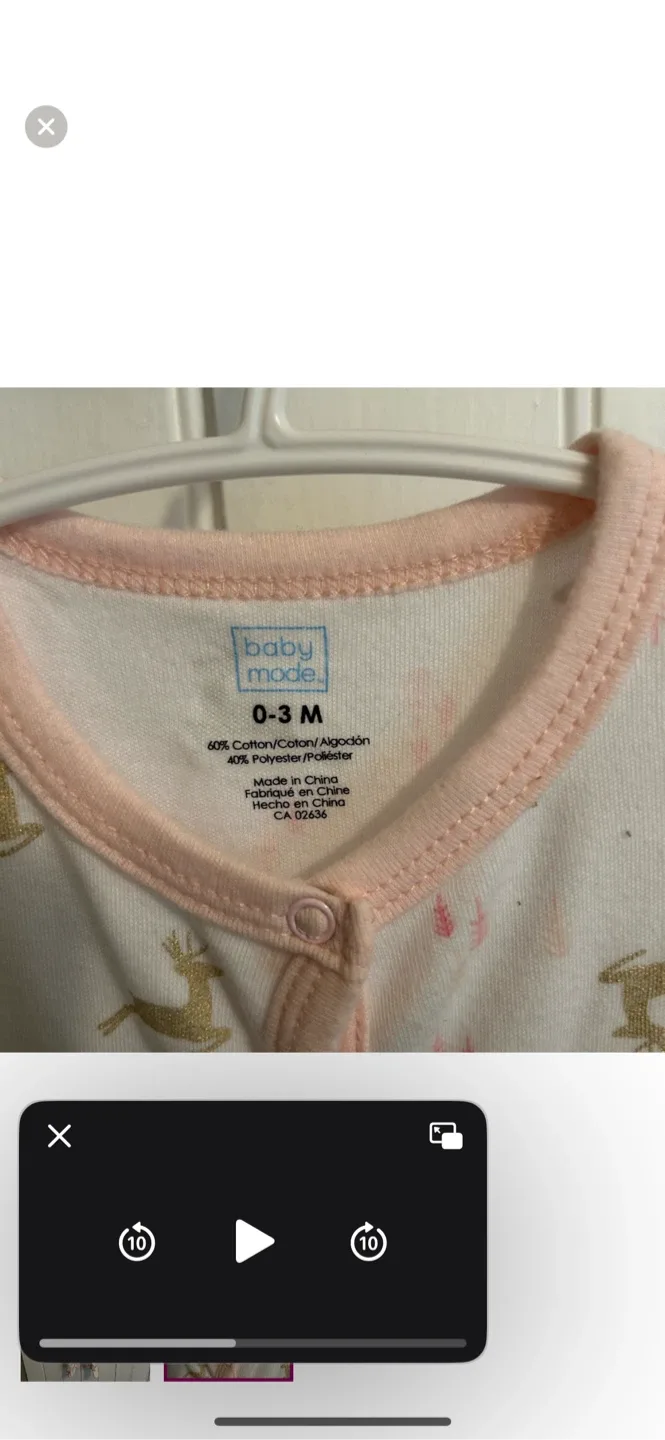 Baby Mode Onesie 0-3M image indicator(2)