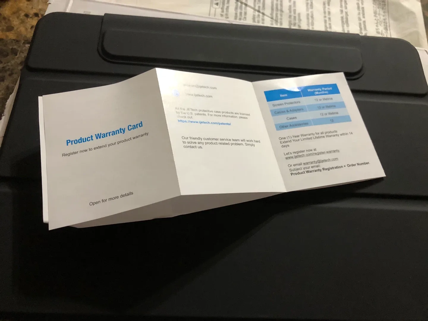 JETech Black iPad Case-NEW image indicator(7)