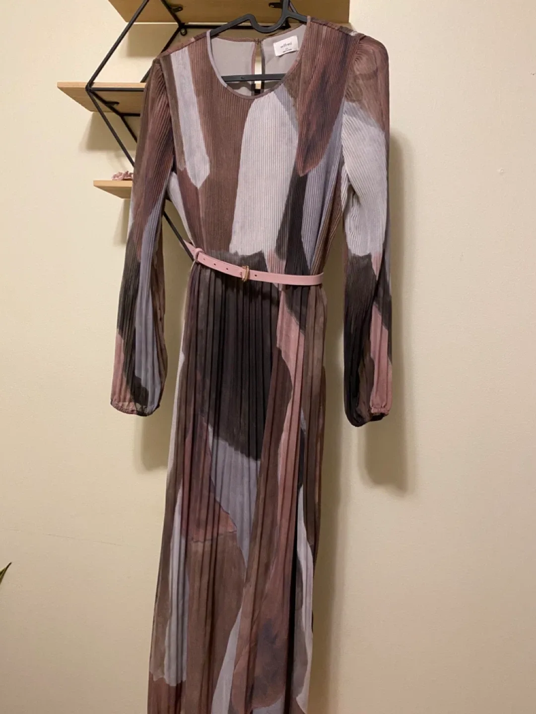 Wilfred Pleated  Long Dress