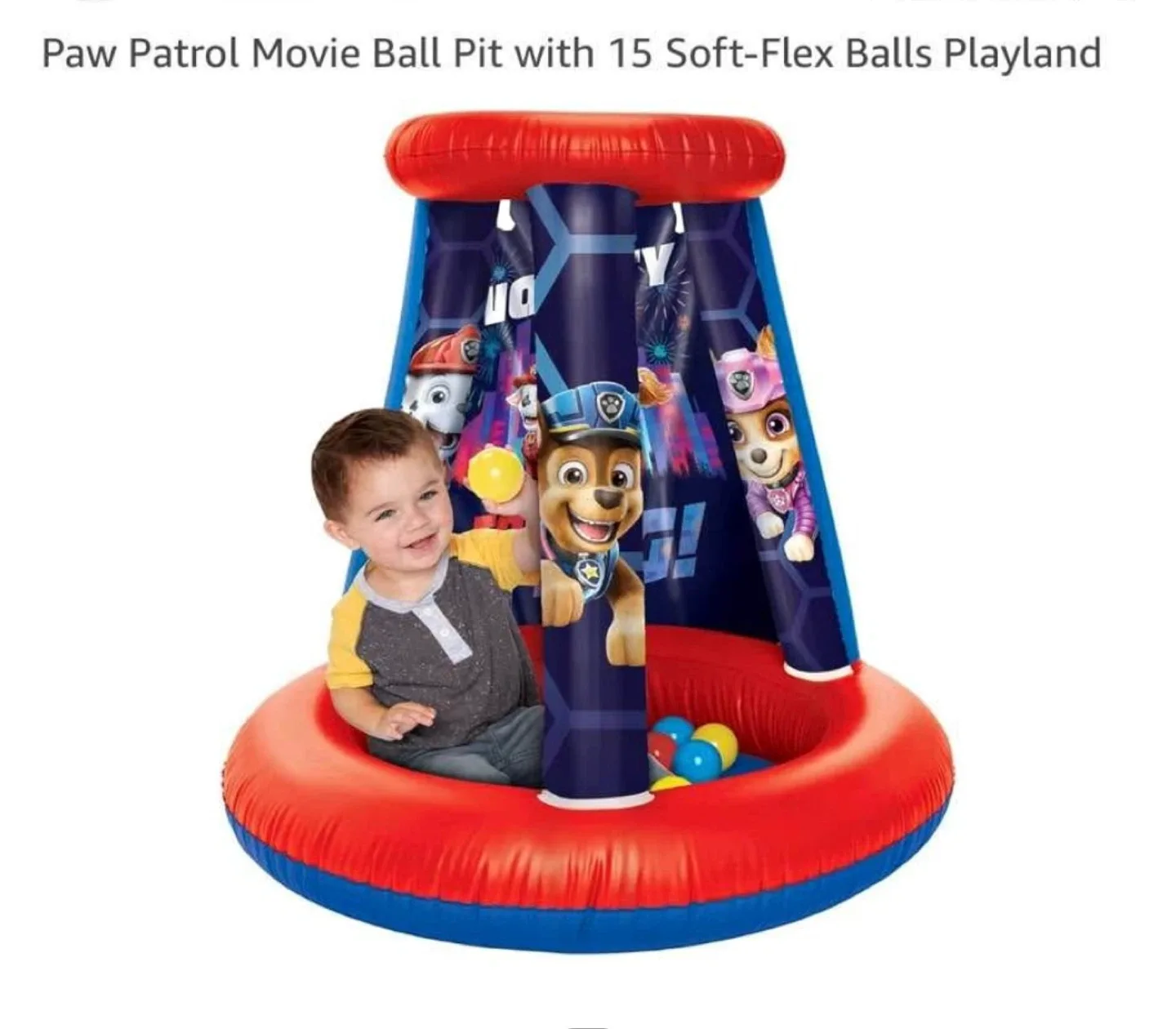 Paw Patrol Movie Ball Pit with 15 Balls