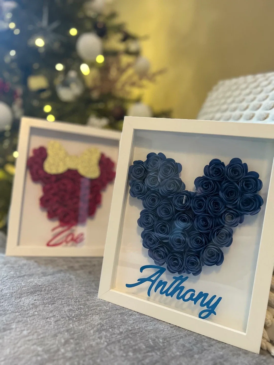 Custom Framed Mickey Mouse Floral Art image indicator(5)