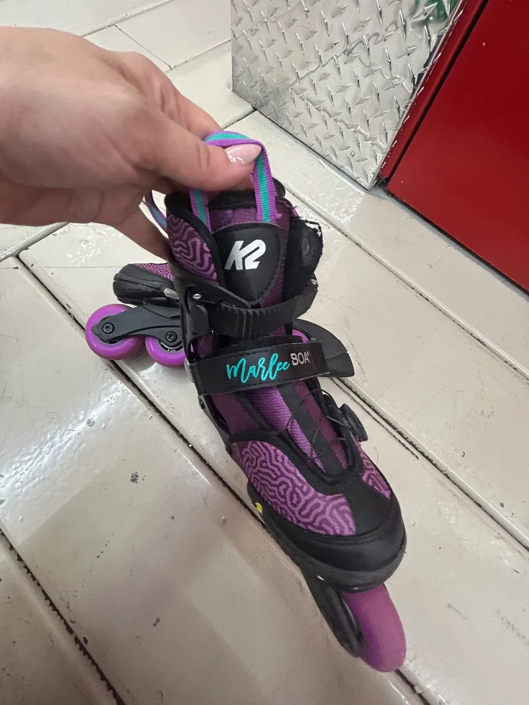 K2 Marlee BOA Purple Inline Skates Size 11-2 image indicator(4)
