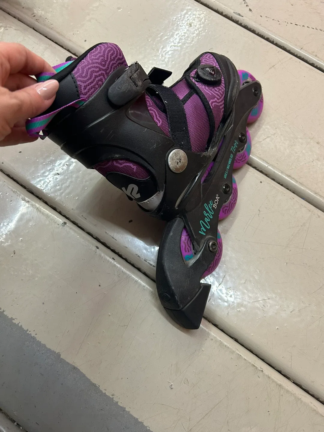 K2 Marlee BOA Purple Inline Skates Size 11-2 image indicator(2)