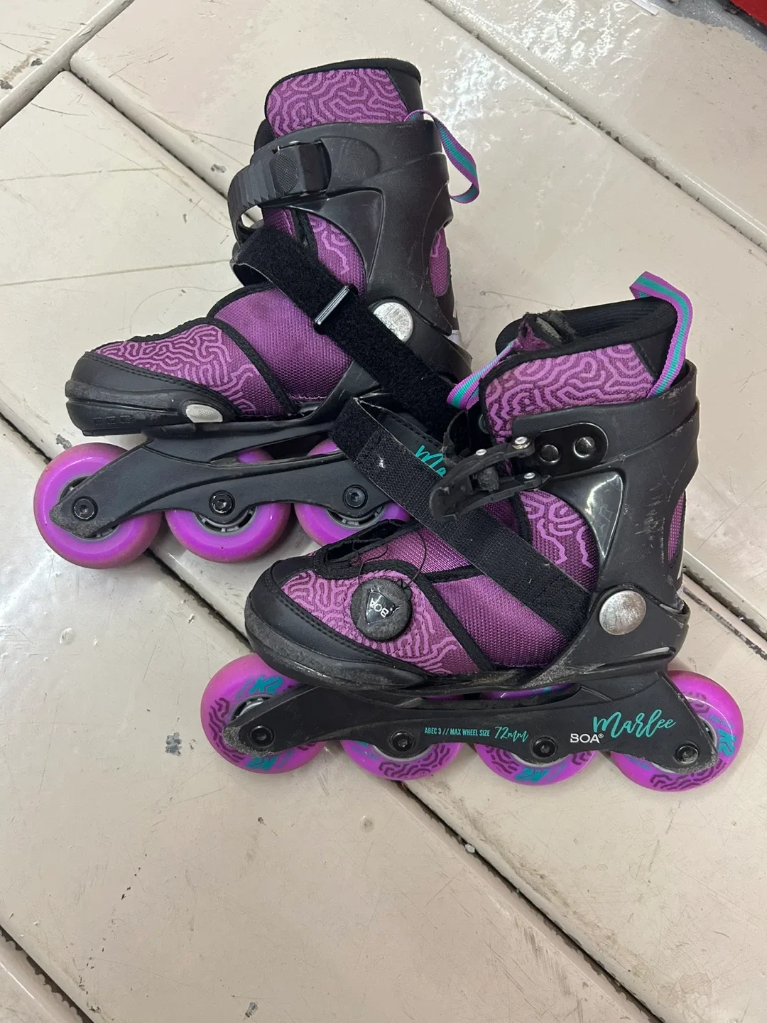 K2 Marlee BOA Purple Inline Skates Size 11-2 image indicator(7)