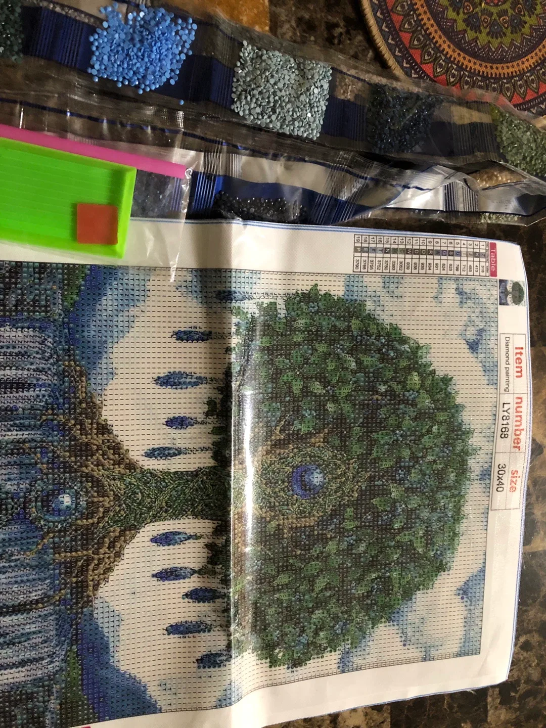 NEW -Diamond Painting - Tree of Life 30x40 image indicator(5)