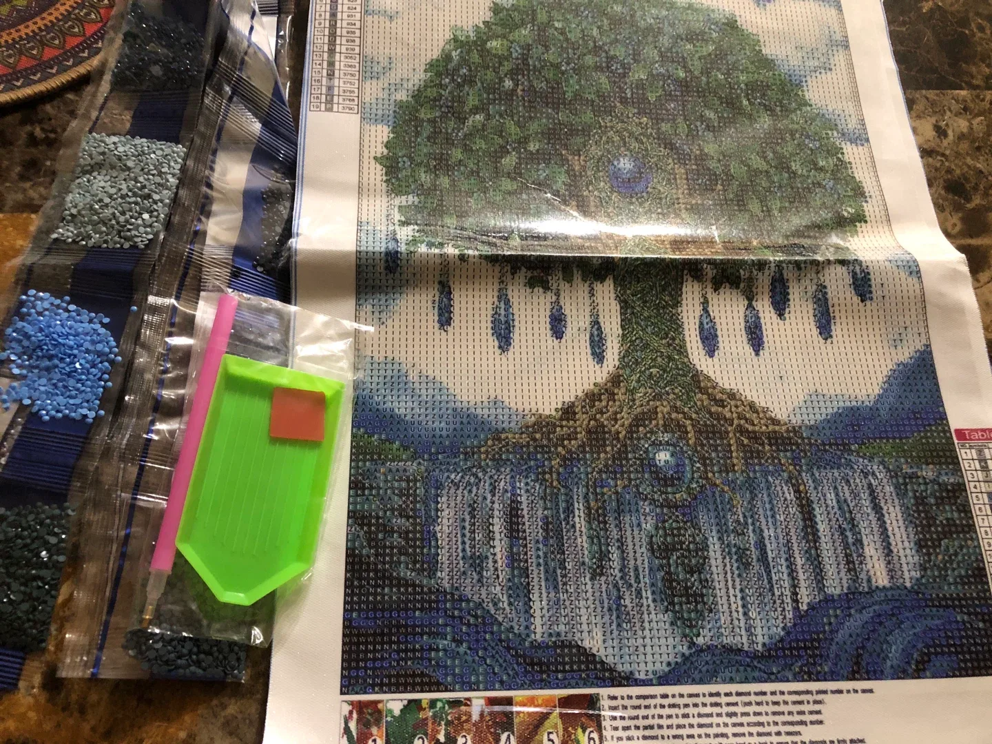 NEW -Diamond Painting - Tree of Life 30x40 image indicator(3)