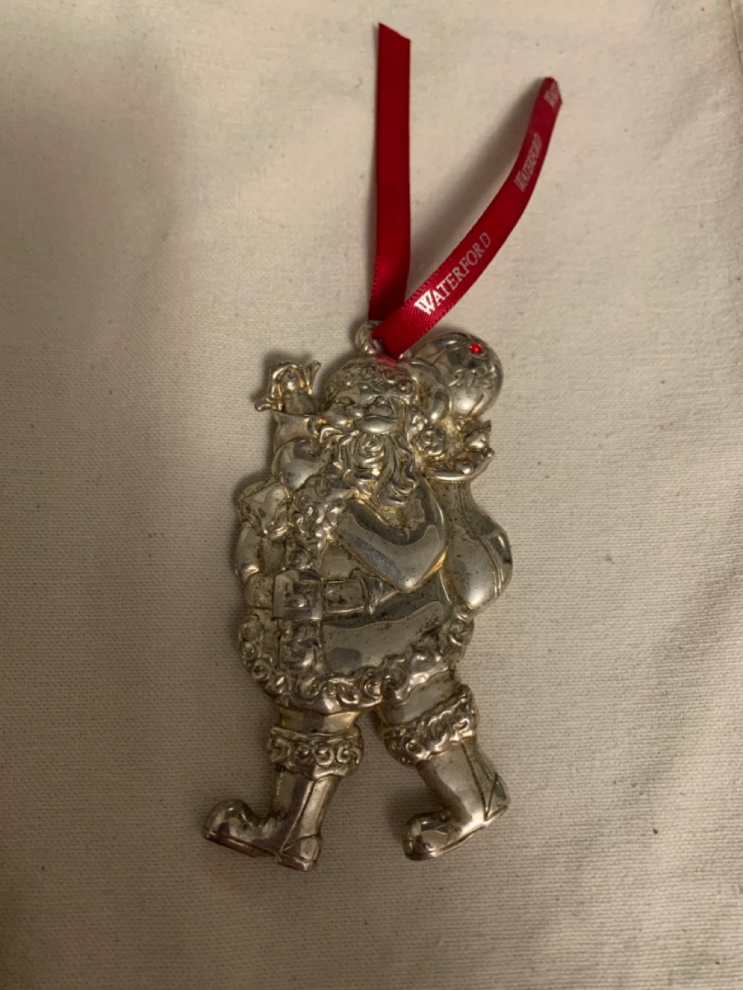 Waterford Santa Christmas Ornament