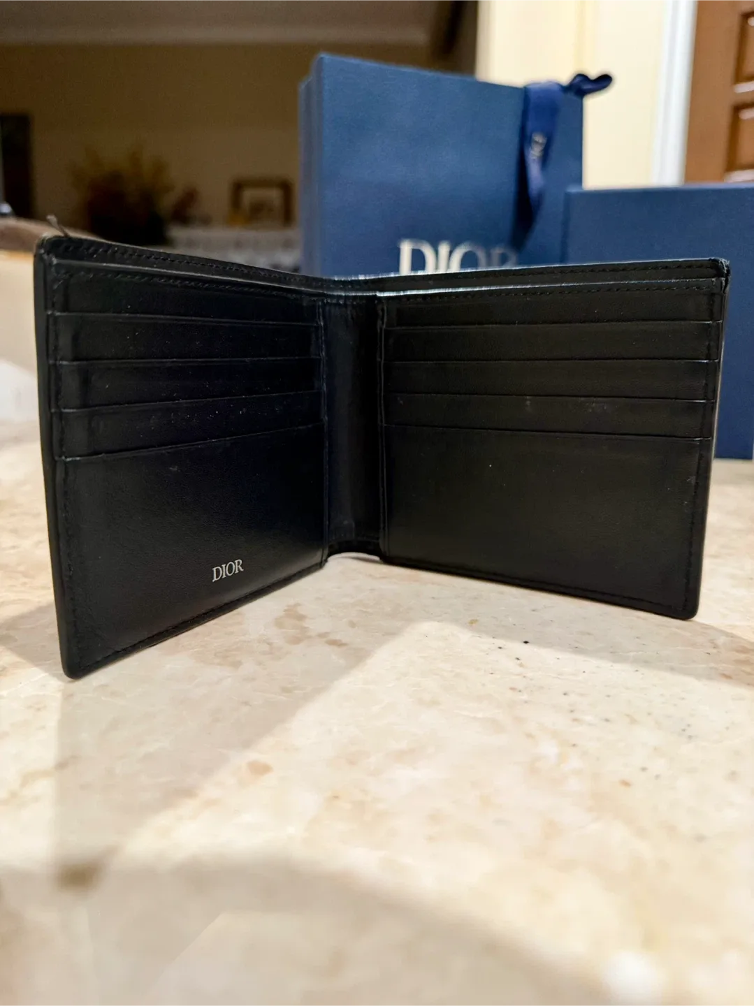 Dior Galaxy Leather Men's Wallet - Black (NEGOTIABLE) image indicator(3)