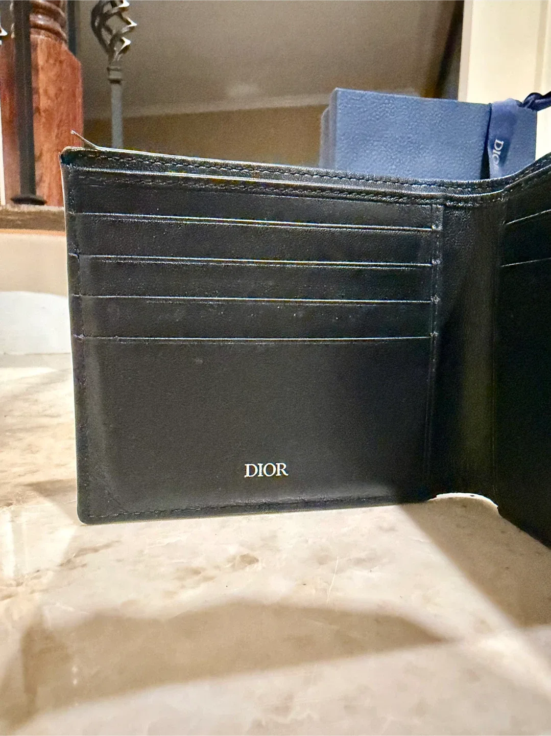 Dior Galaxy Leather Men's Wallet - Black (NEGOTIABLE) image indicator(2)