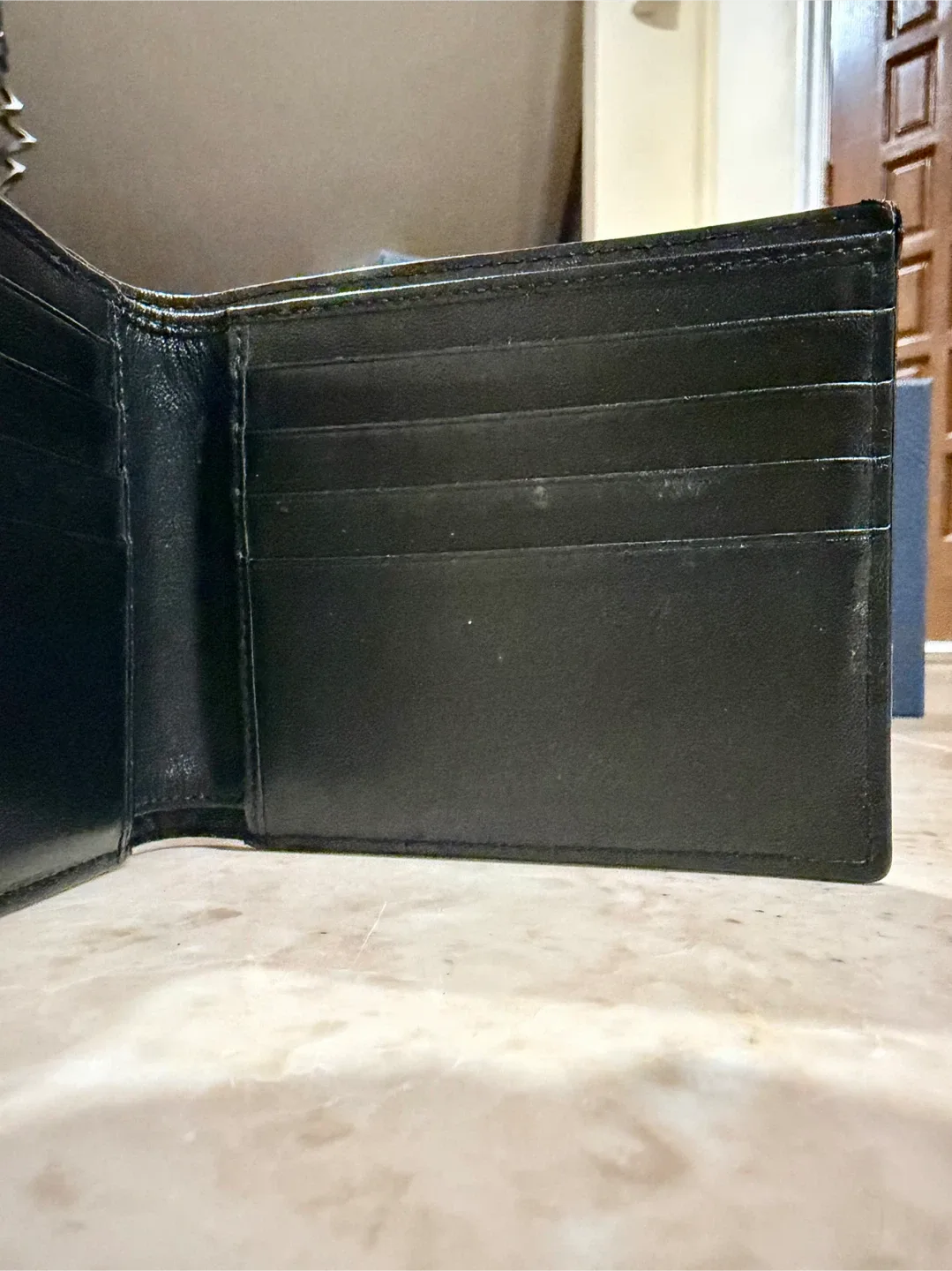 Dior Galaxy Leather Men's Wallet - Black