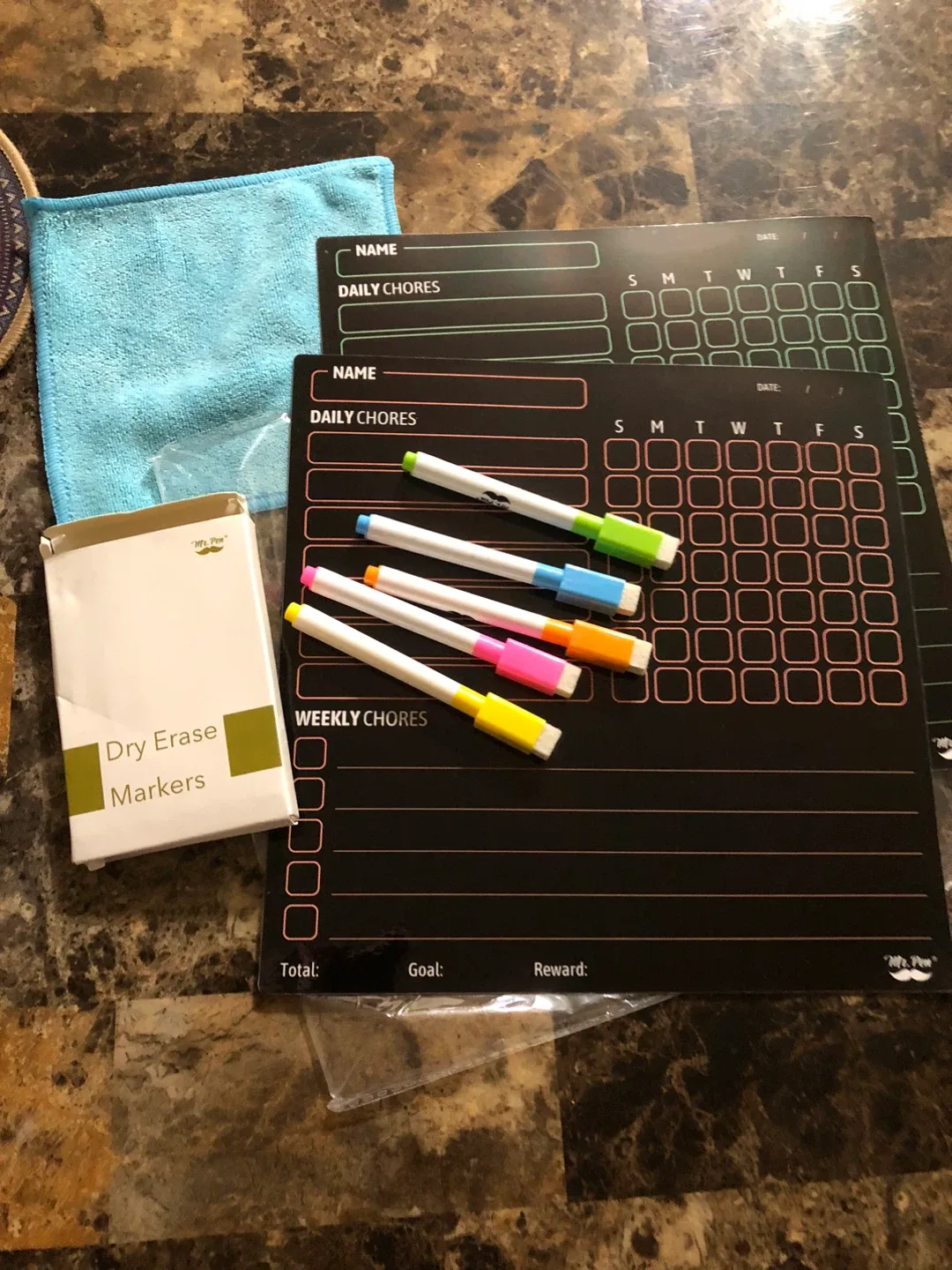 Mr. Pen Daily Chore Chart Set - New