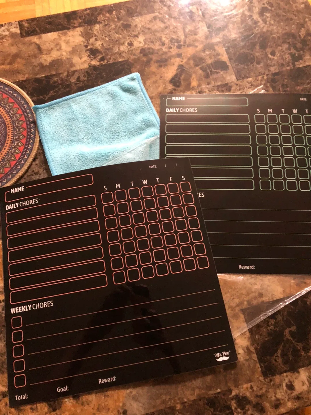 Mr. Pen Daily Chore Chart Set - New image indicator(2)