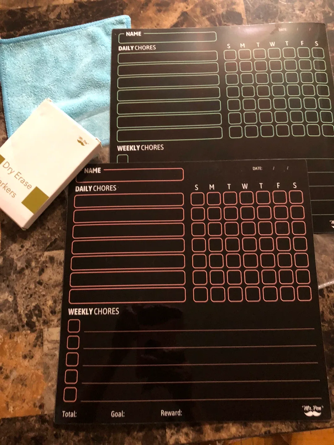 Mr. Pen Daily Chore Chart Set - New image indicator(4)