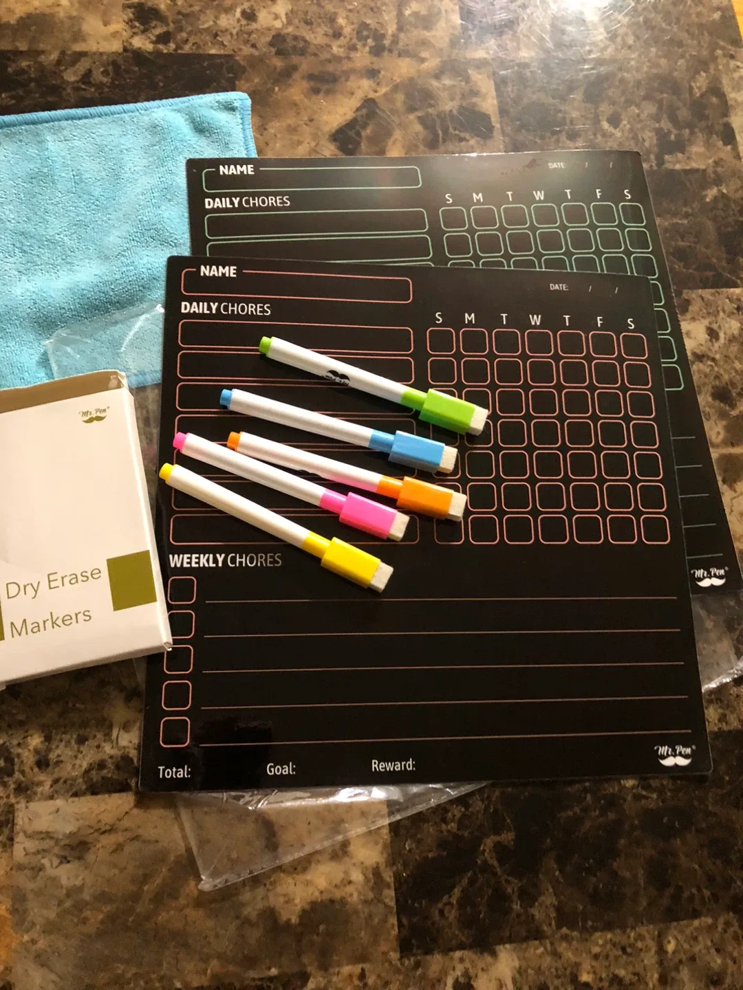 Mr. Pen Daily Chore Chart Set - New image indicator(5)