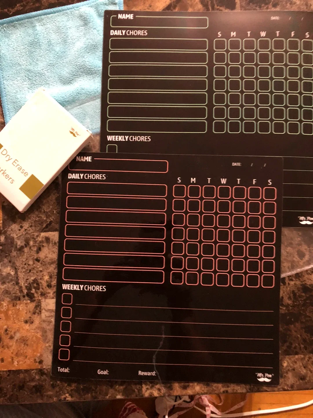 Mr. Pen Daily Chore Chart Set - New image indicator(7)