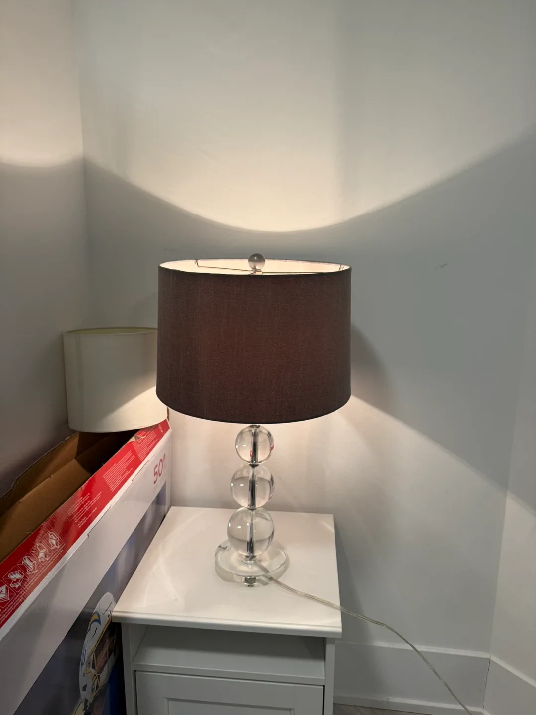 Table Lamp with Gray Shade image indicator(2)