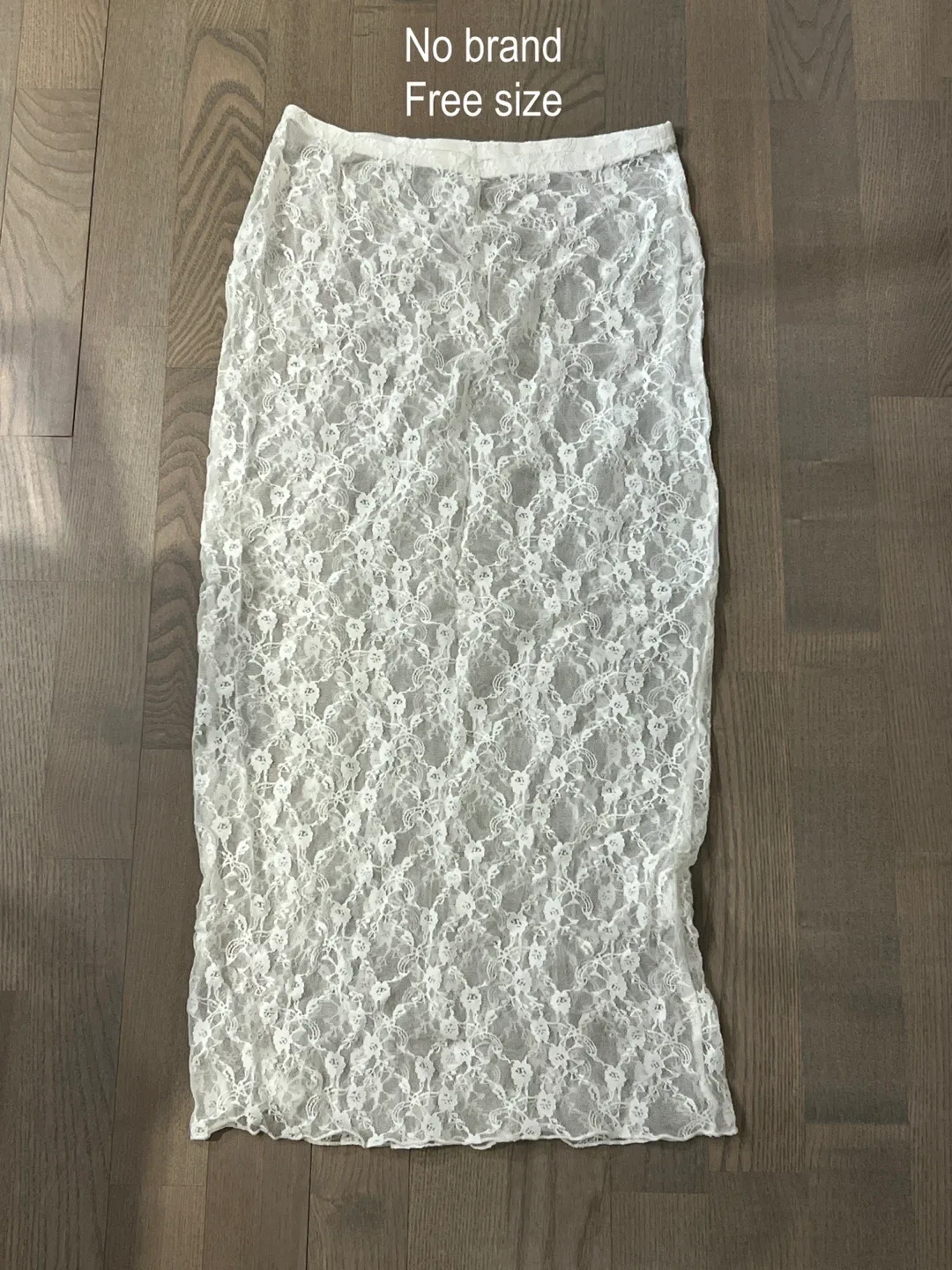 White Lace Skirt - Free Size #Cleanout