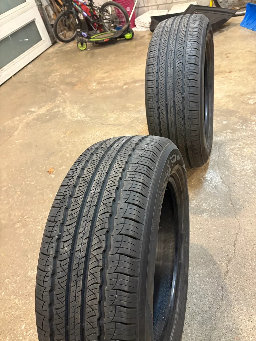 Selling 2 Triangle Advantex all season tires just purchased .