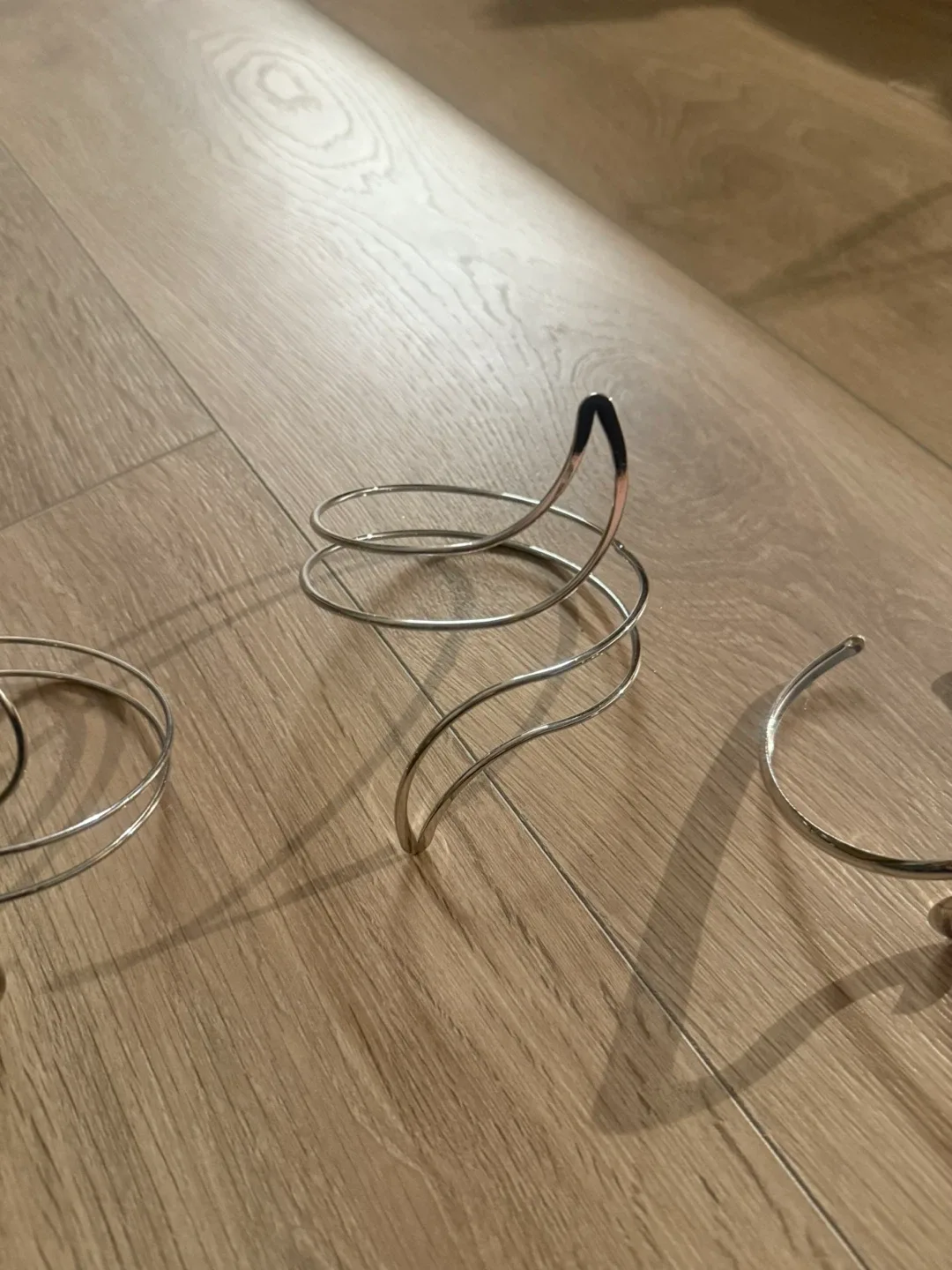 Silver Arm Cuff Bracelet Set image indicator(5)