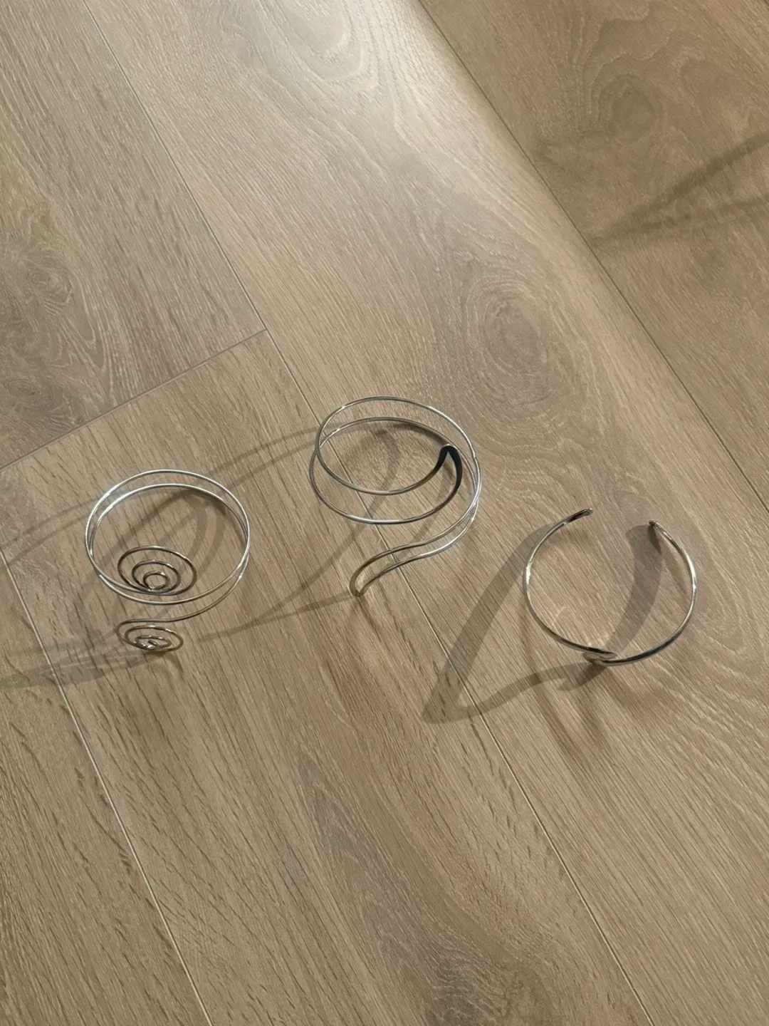 Silver Arm Cuff Bracelet Set image indicator(7)