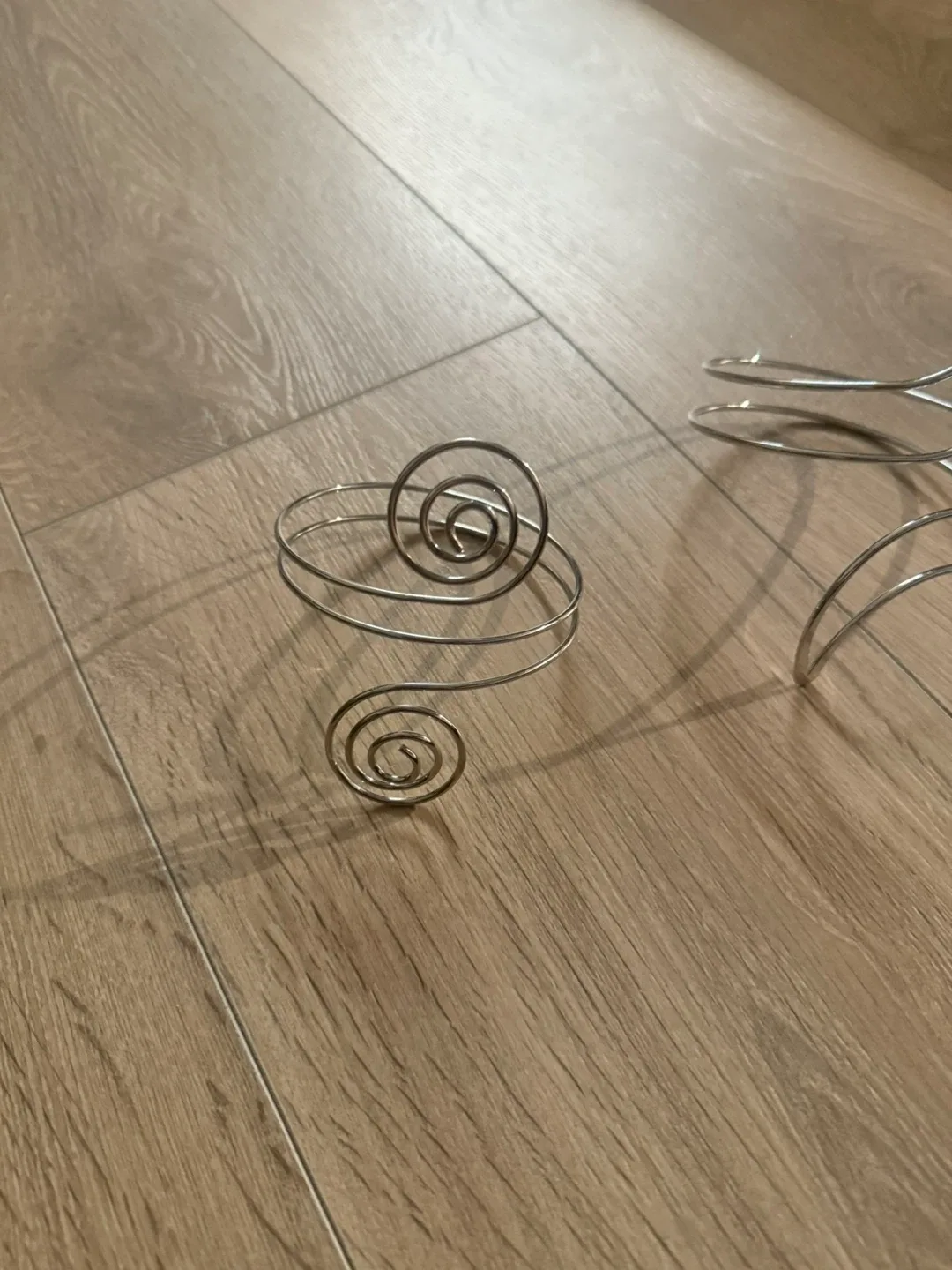 Silver Arm Cuff Bracelet Set image indicator(4)