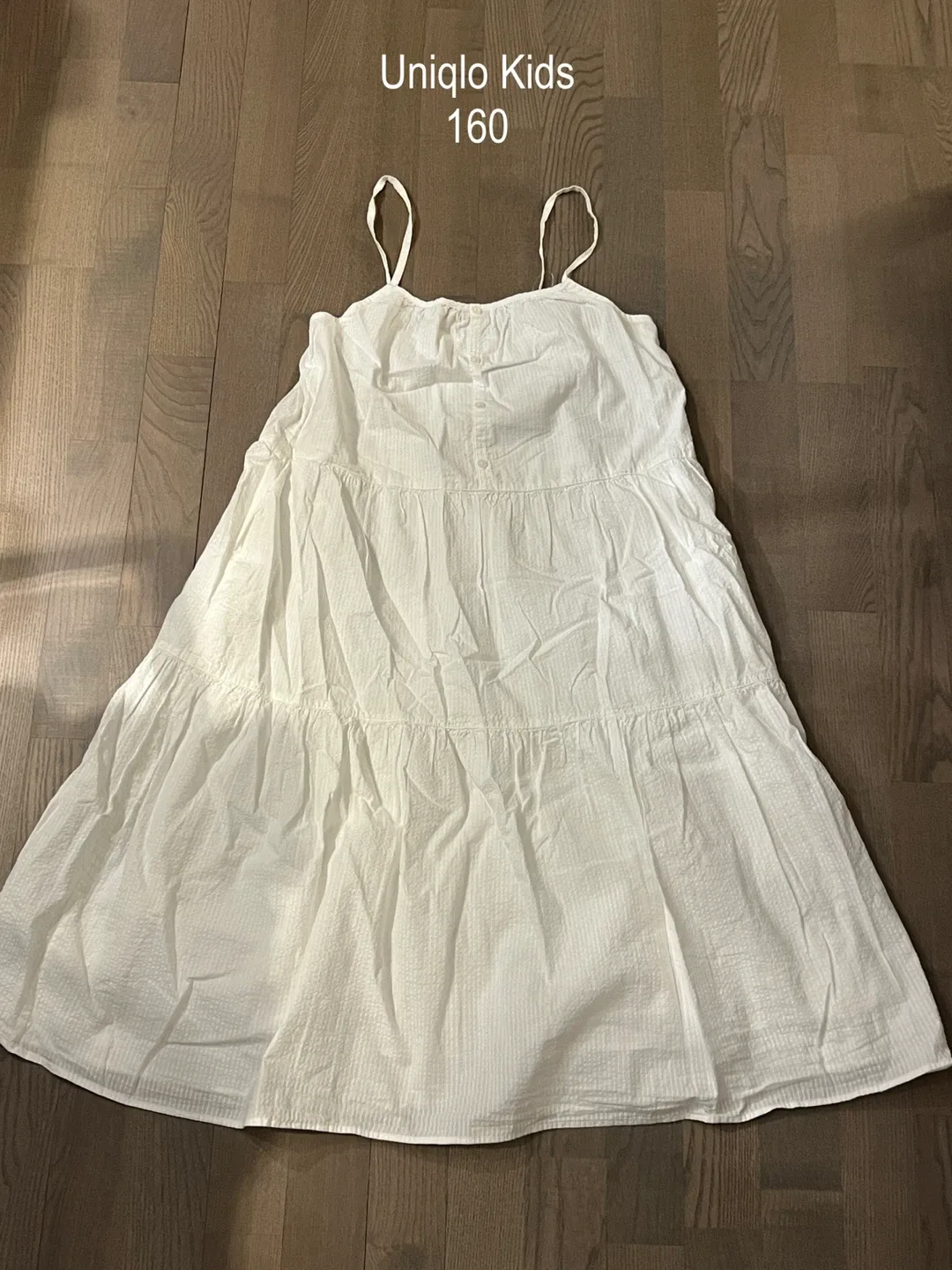 Uniqlo Kids White Dress - Size 160 #Cleanout