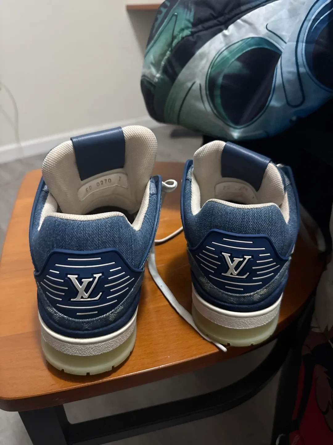Louis Vuitton Denim Trainer Sneakers image indicator(5)