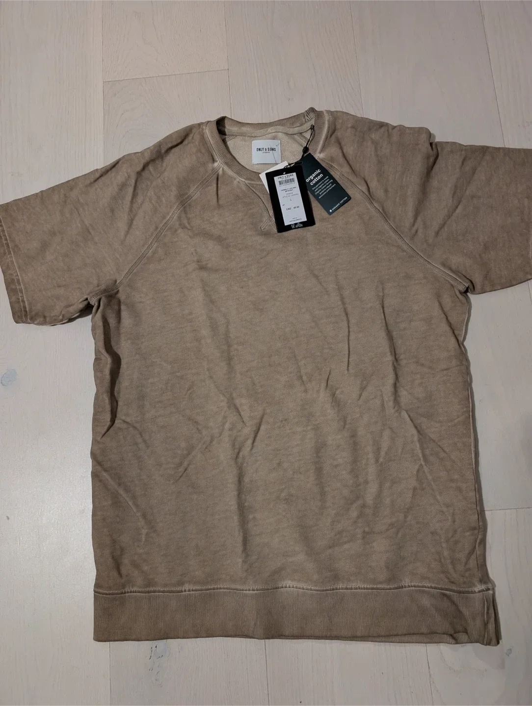 New ONLY & SONS Onsbilly Life SS Sweat - Large