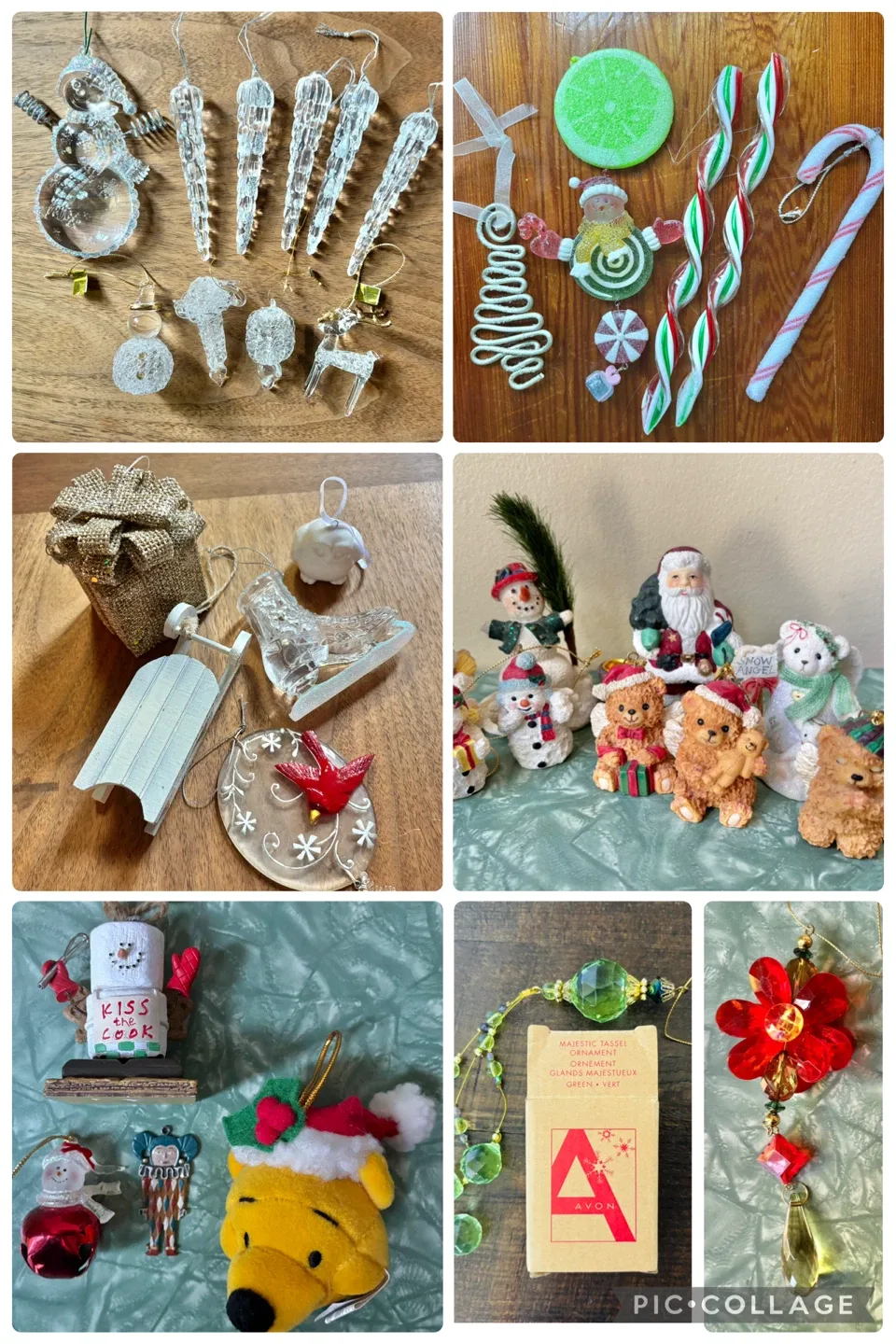 Lot Christmas Ornaments $15 take all #cleanout