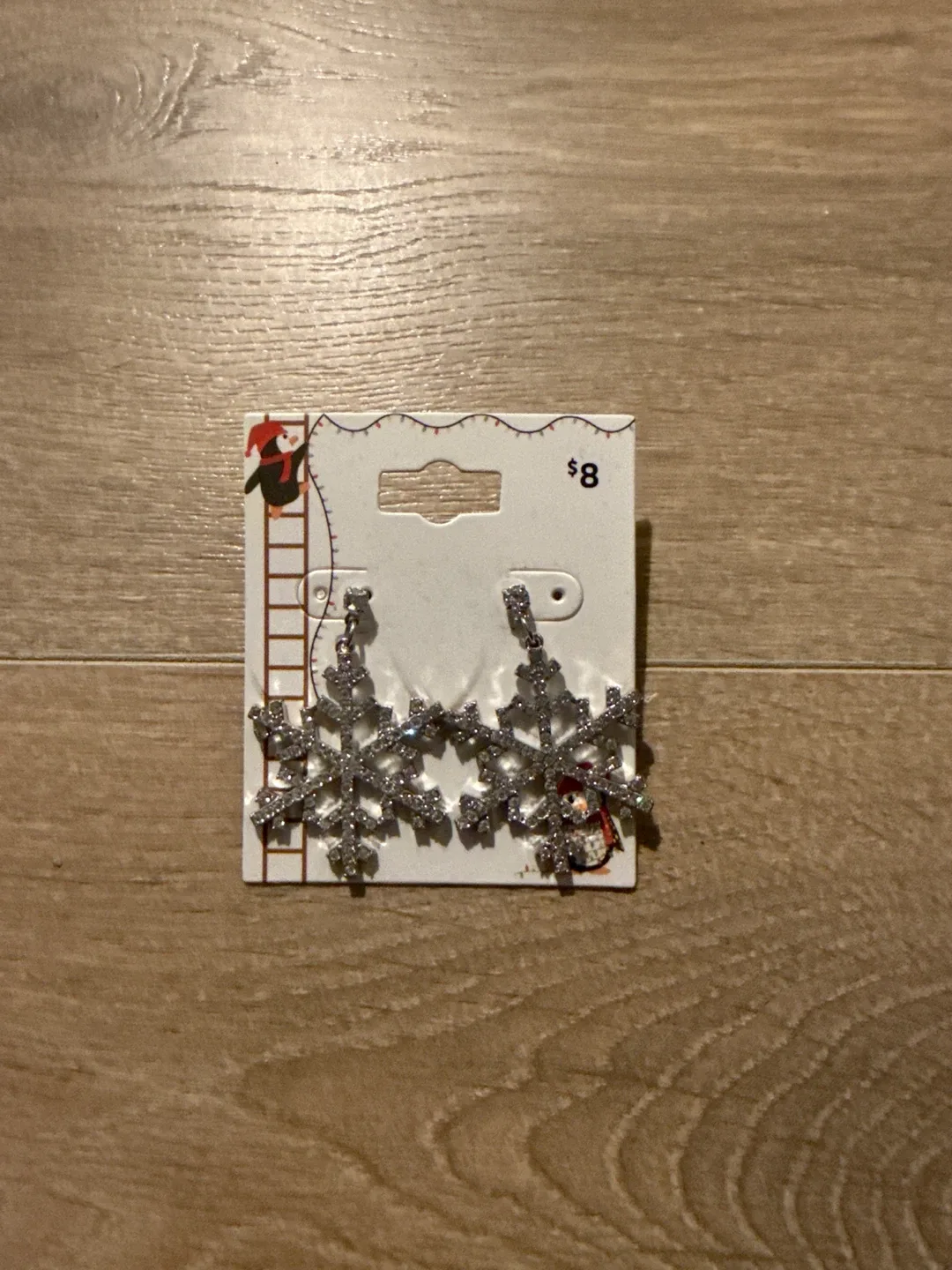 Snowflake Earrings - New on Card image indicator(2)