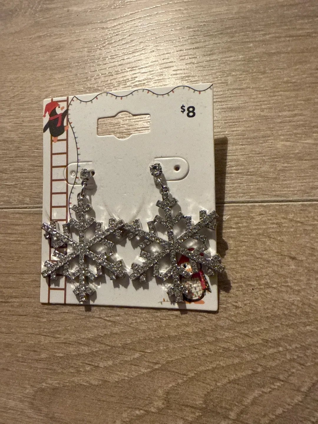 Snowflake Earrings - New on Card image indicator(3)
