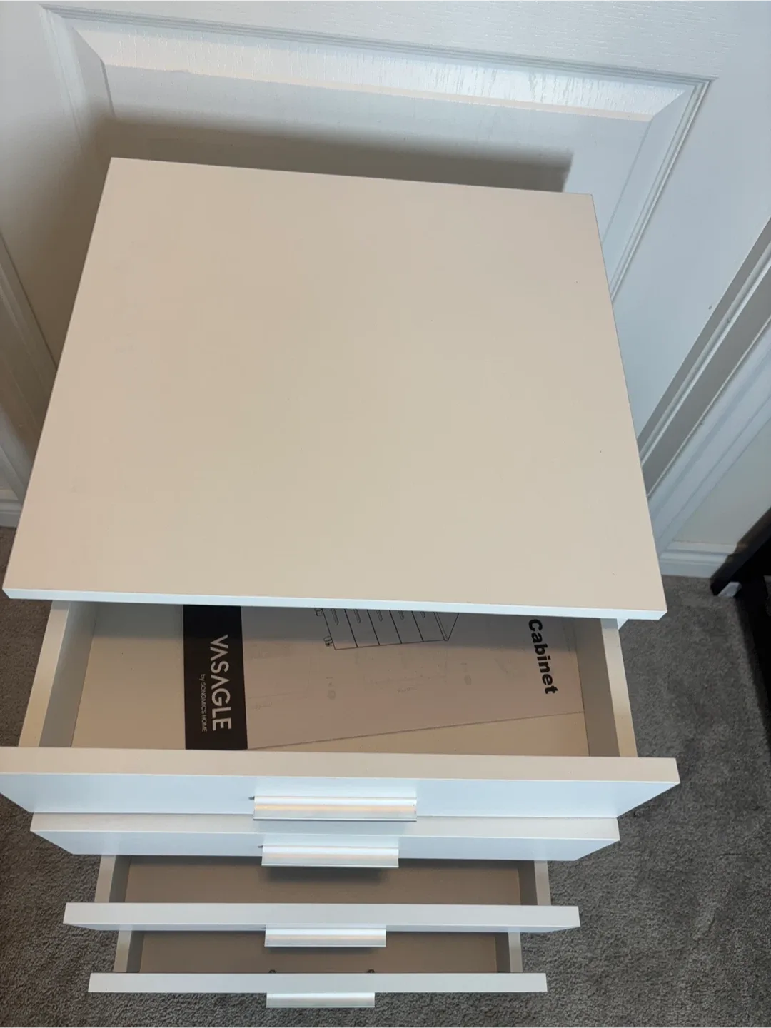White File Cabinet with 5 Drawers image indicator(5)