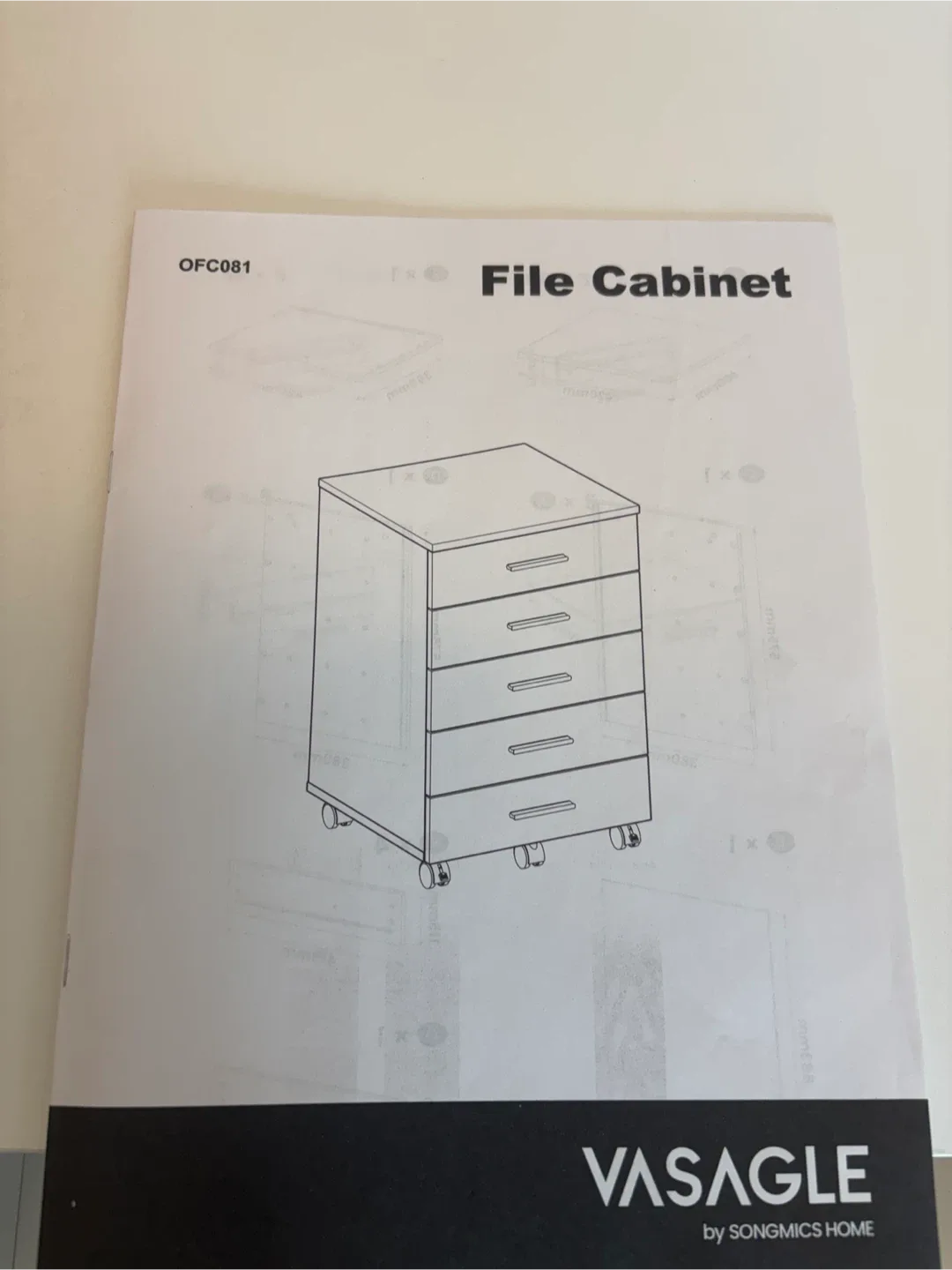 White File Cabinet with 5 Drawers image indicator(4)
