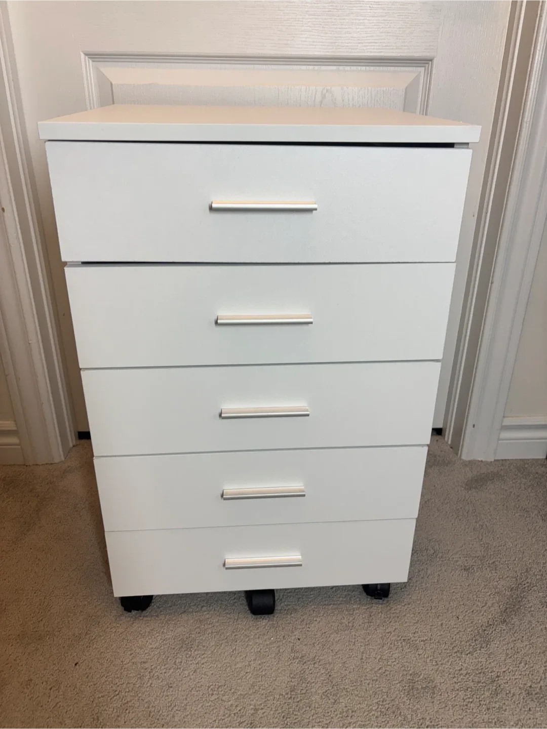White File Cabinet with 5 Drawers image indicator(6)