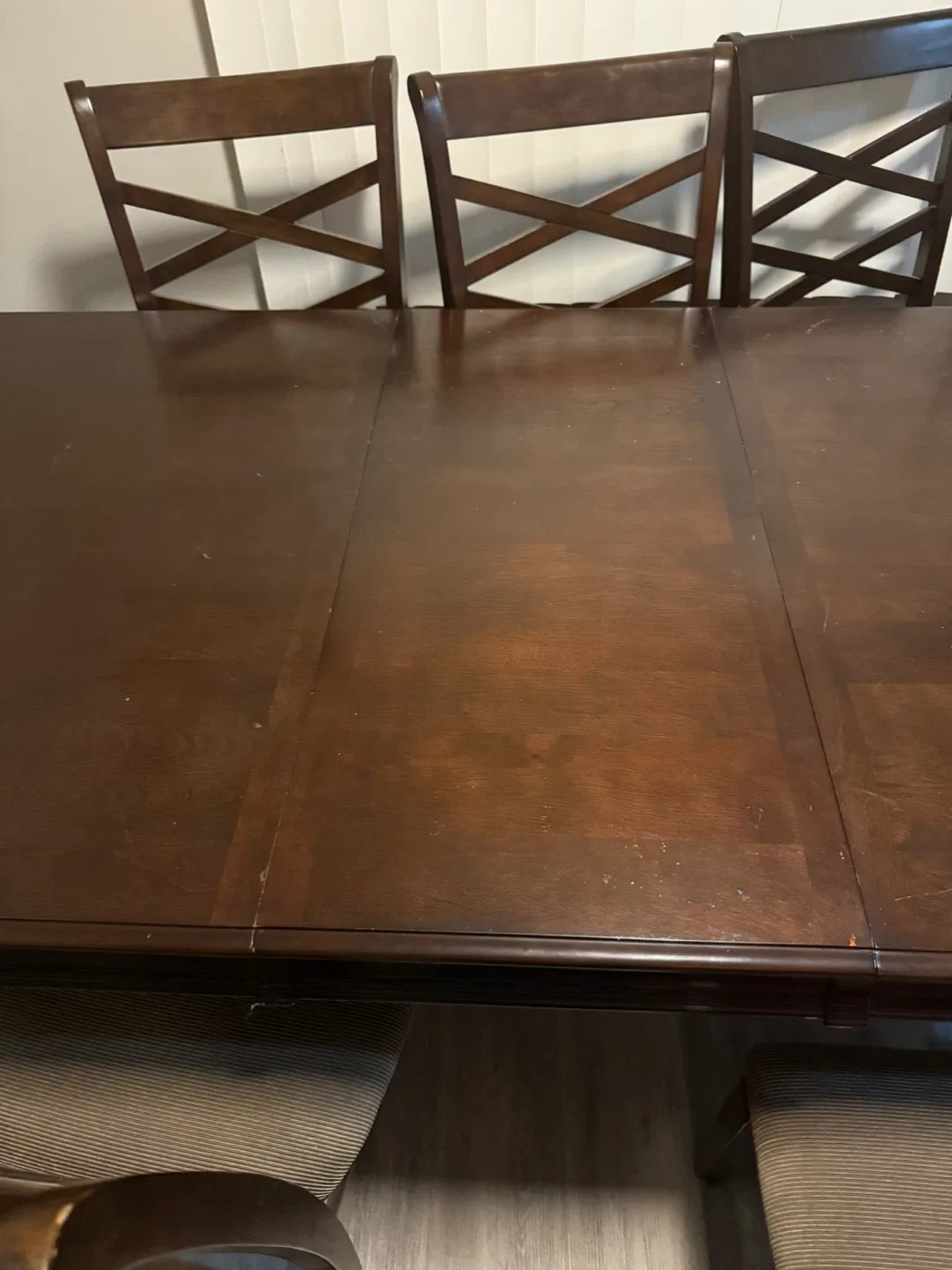 Dining Table with 6 Chairs - Dark Brown image indicator(3)
