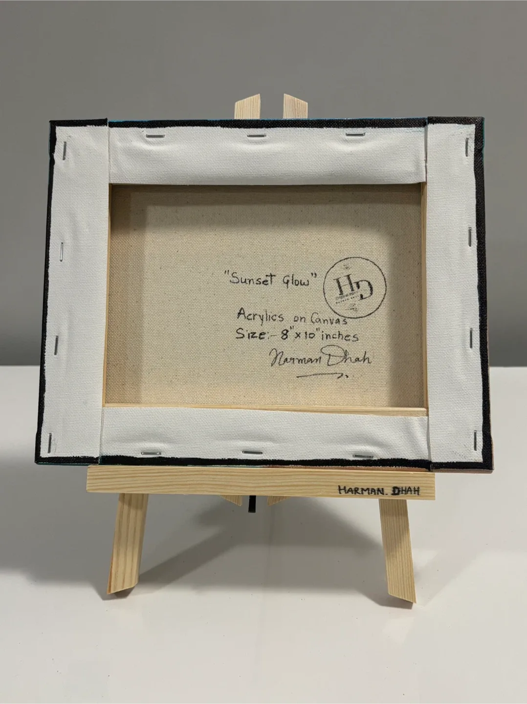 Sunset Glow Acrylic Painting 8" x 10" image indicator(3)