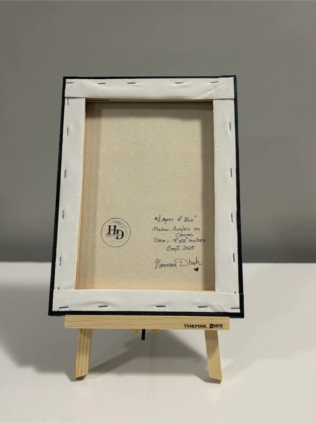 “Layers of Blue”(original Acrylic painting) image indicator(3)