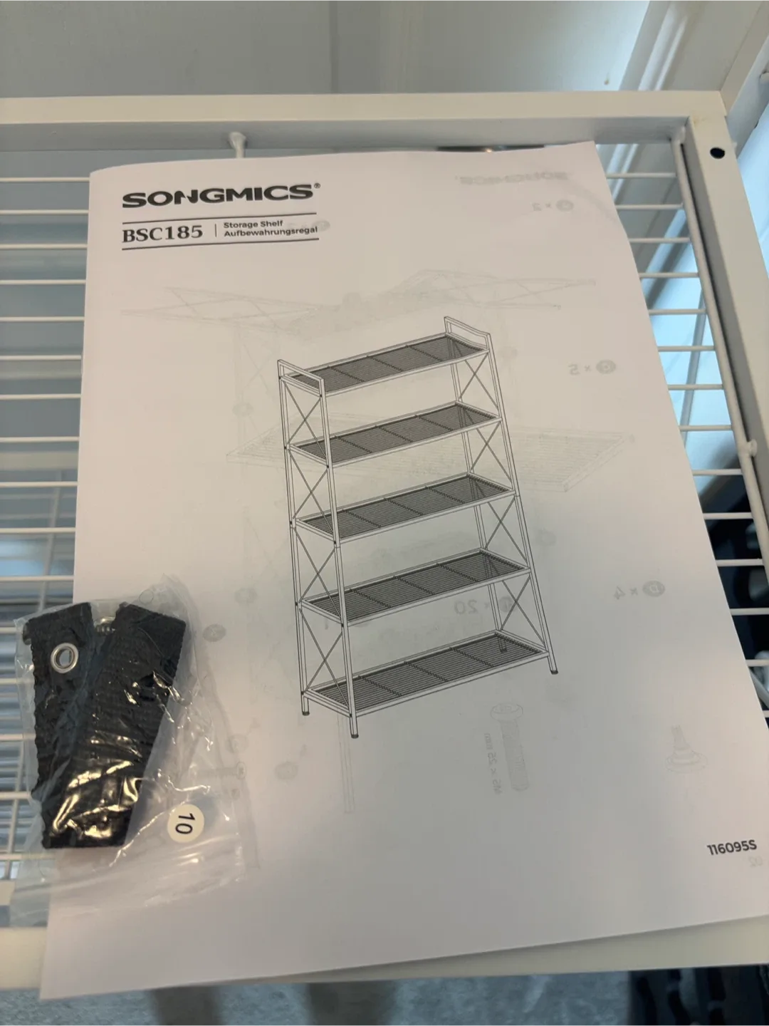 5 Levels White Storage Shelf image indicator(4)