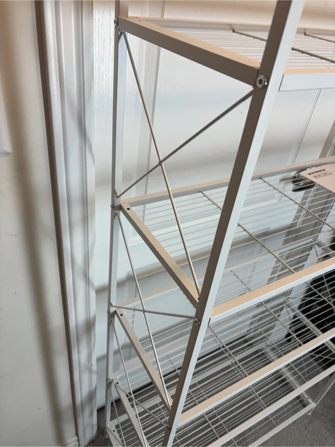 5 Levels White Storage Shelf image indicator(7)