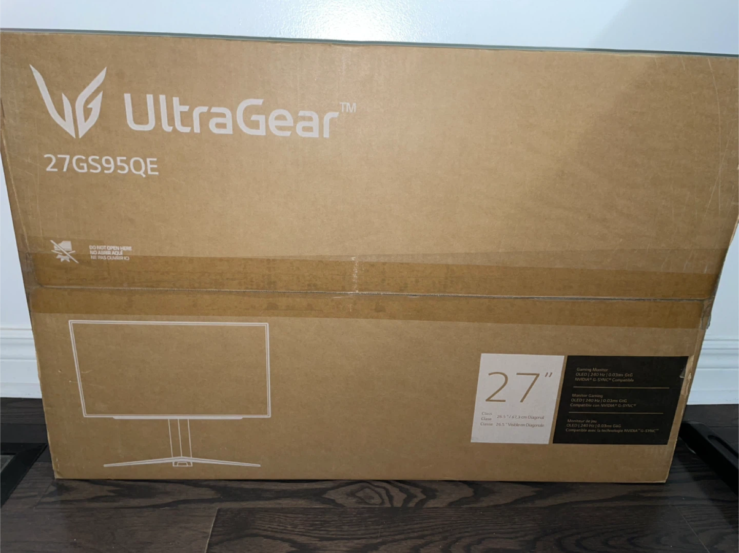 LG 27 OLED, 240HZ Gaming Monitor - photo 5