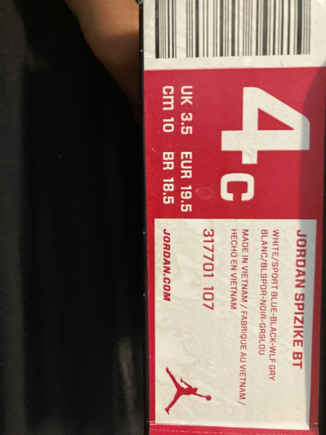 Jordan Spizike BT Size 4C #Cleanout image indicator(3)