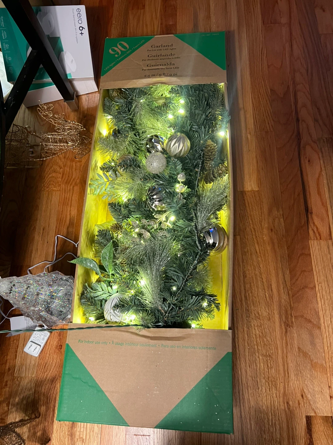 Pre-Lit LED Garland - 9 ft - photo 2