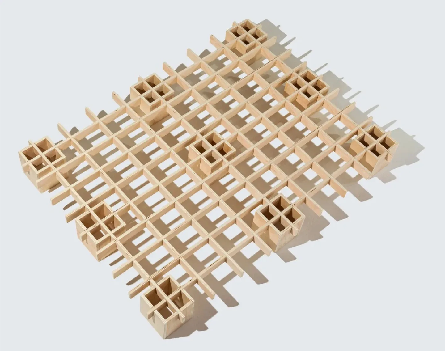 Quagga Tic Tac Toe Queen Bed Frame image indicator(3)