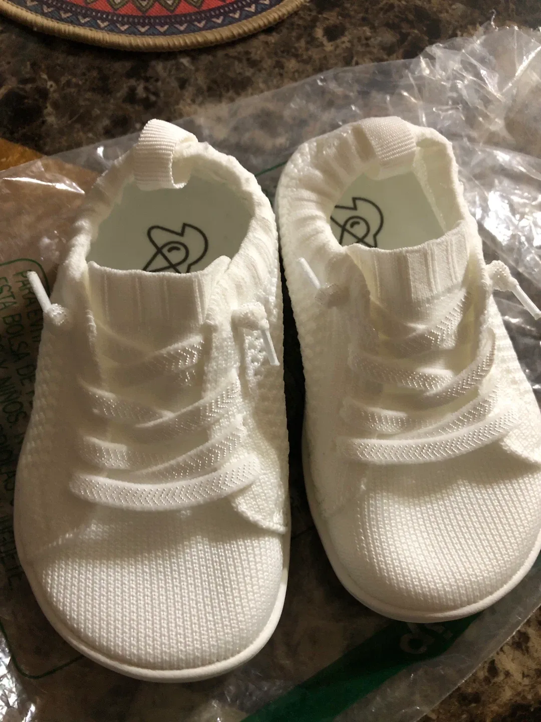 White Baby Shoes - Size 26 (New) image indicator(6)