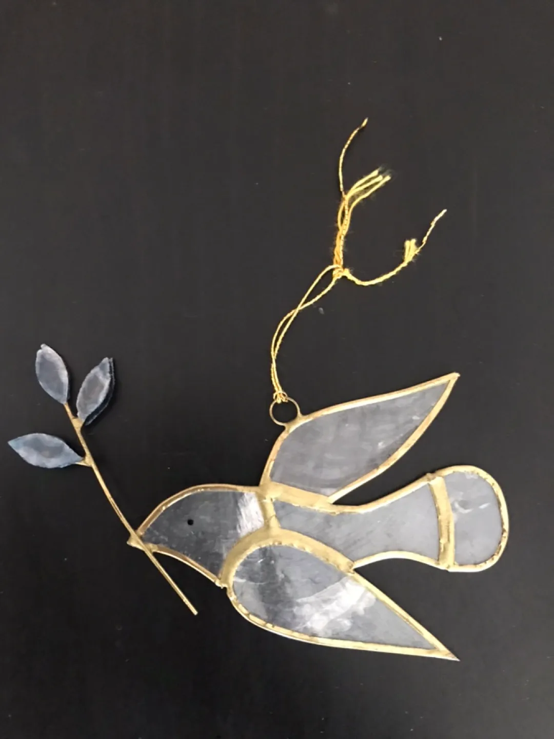 🎄 Stained glass Peace Dove Ornament image indicator(2)